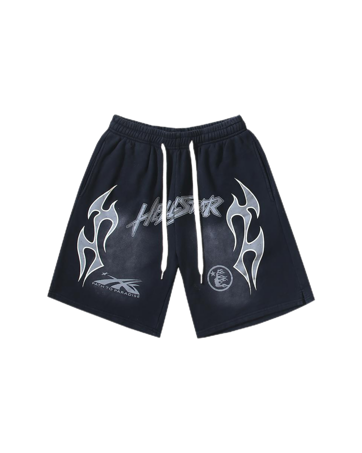 HELLSTAR STUDIO RECORD SHORTS ‘BLACK’