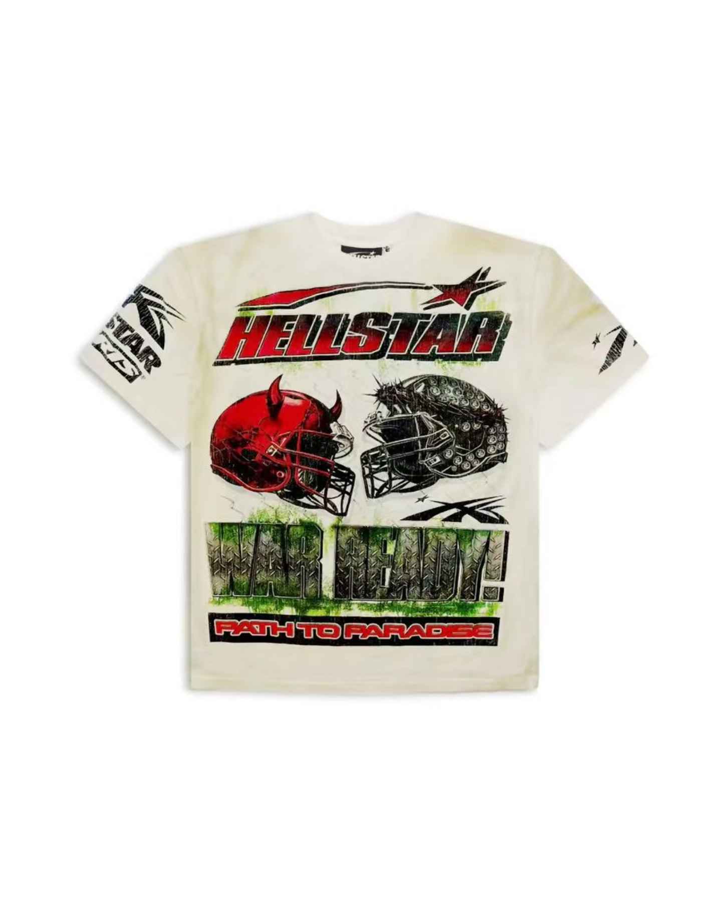 HELLSTAR WAR READY TEE ‘WHITE’