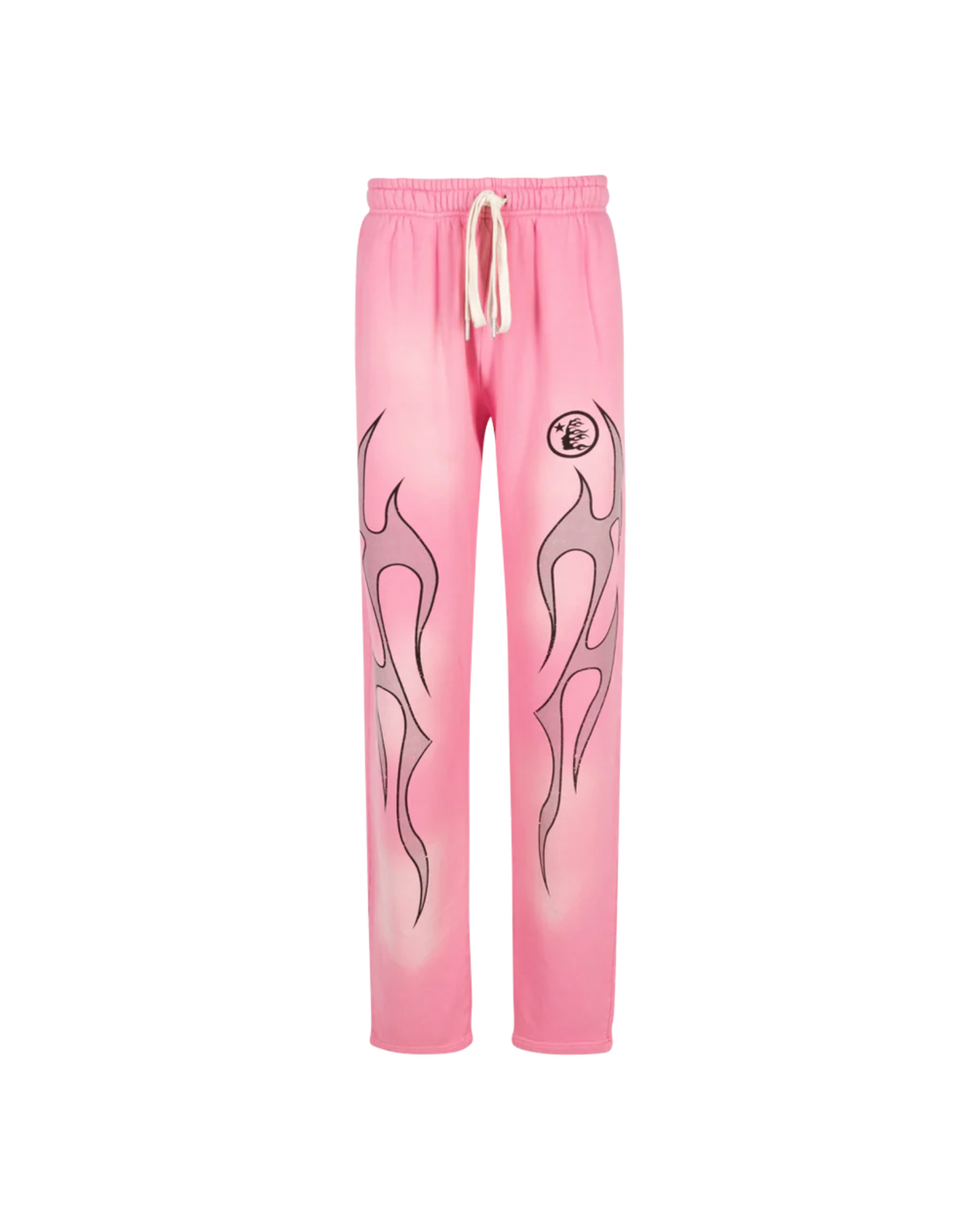 HELLSTAR FLAME SWEATPANTS ‘PINK’