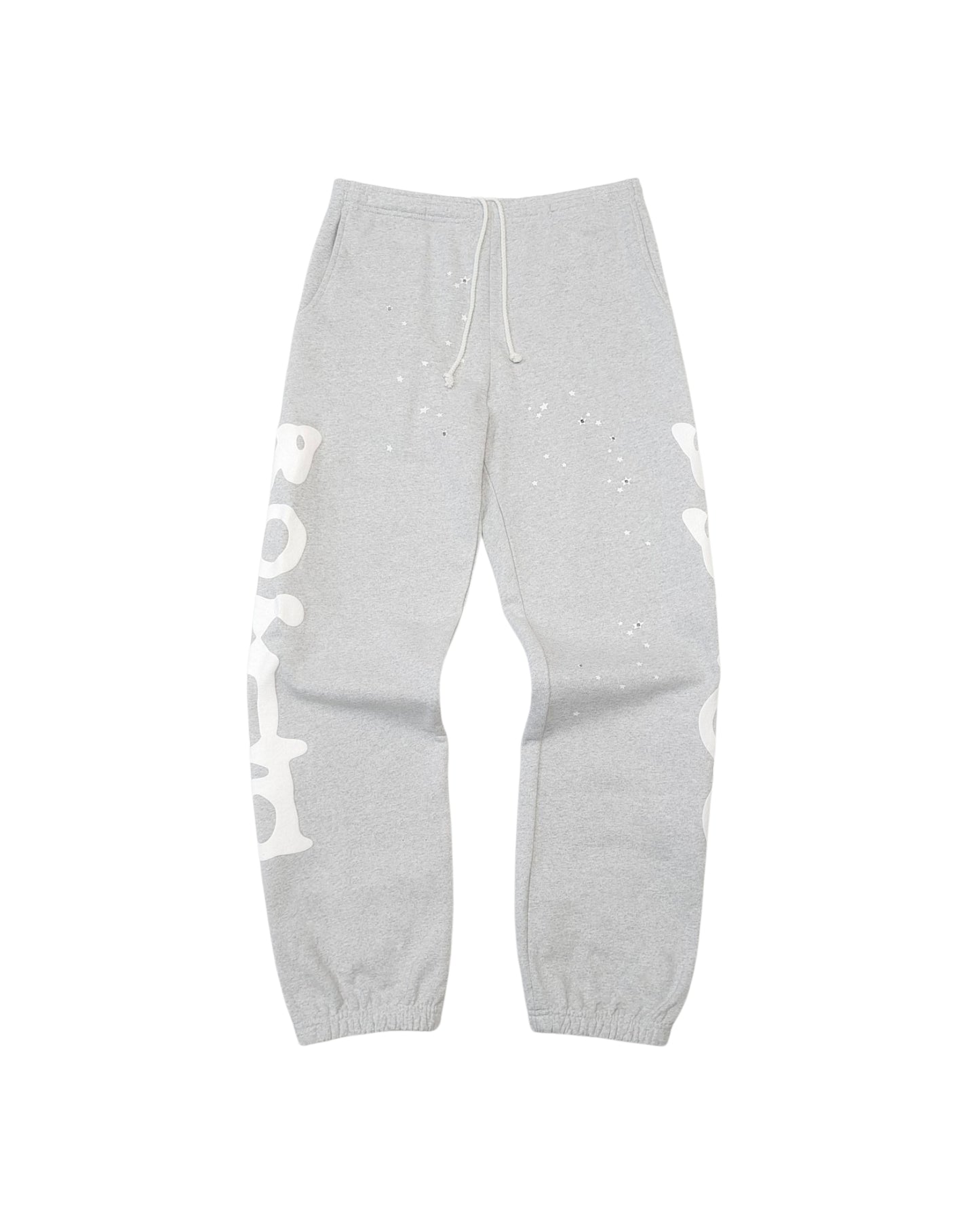SP5DER BELUGA SWEATPANTS ‘HEATHER GREY’