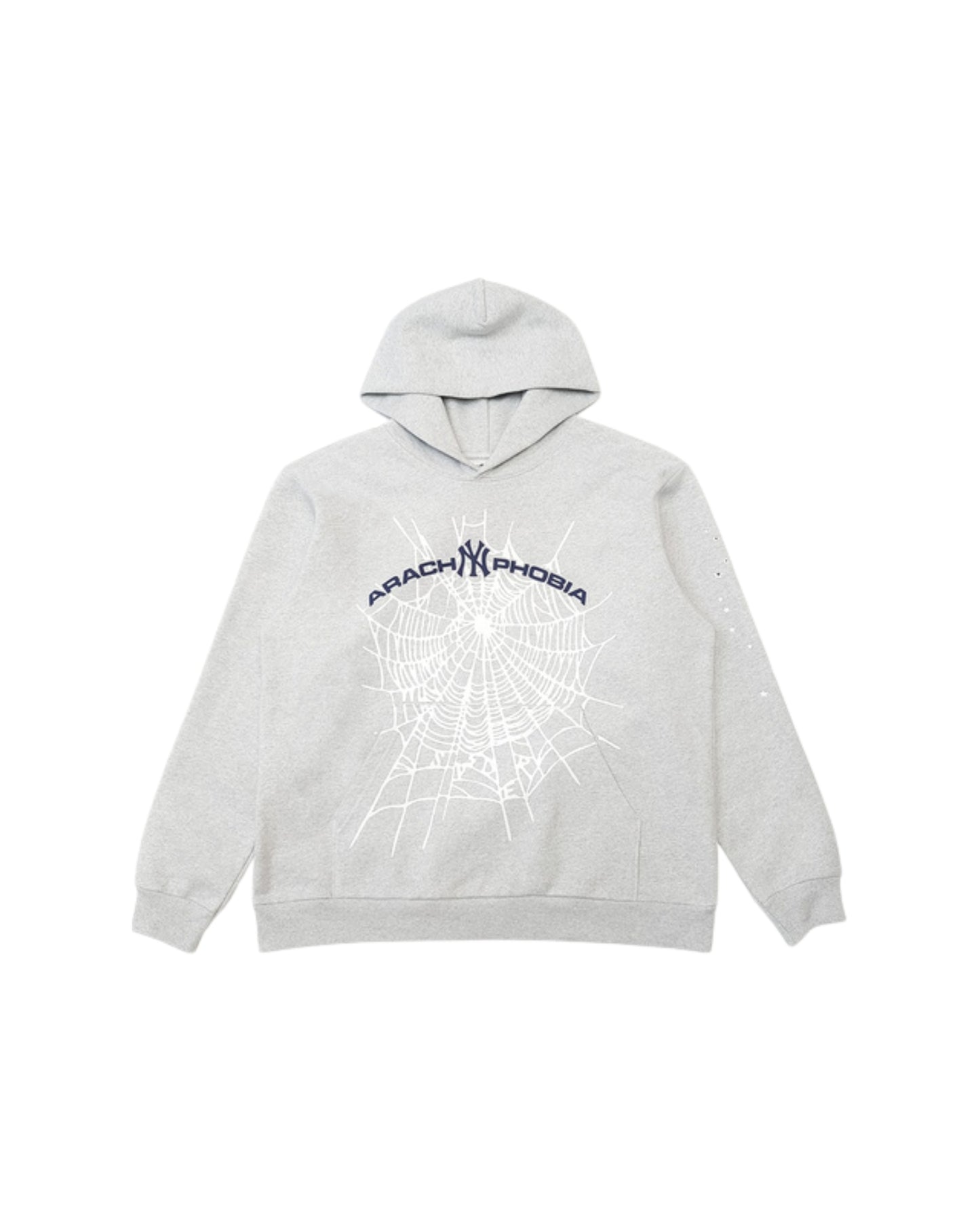 SP5DER ARACH NY PHOBIA HOODIE ‘ASH GREY’