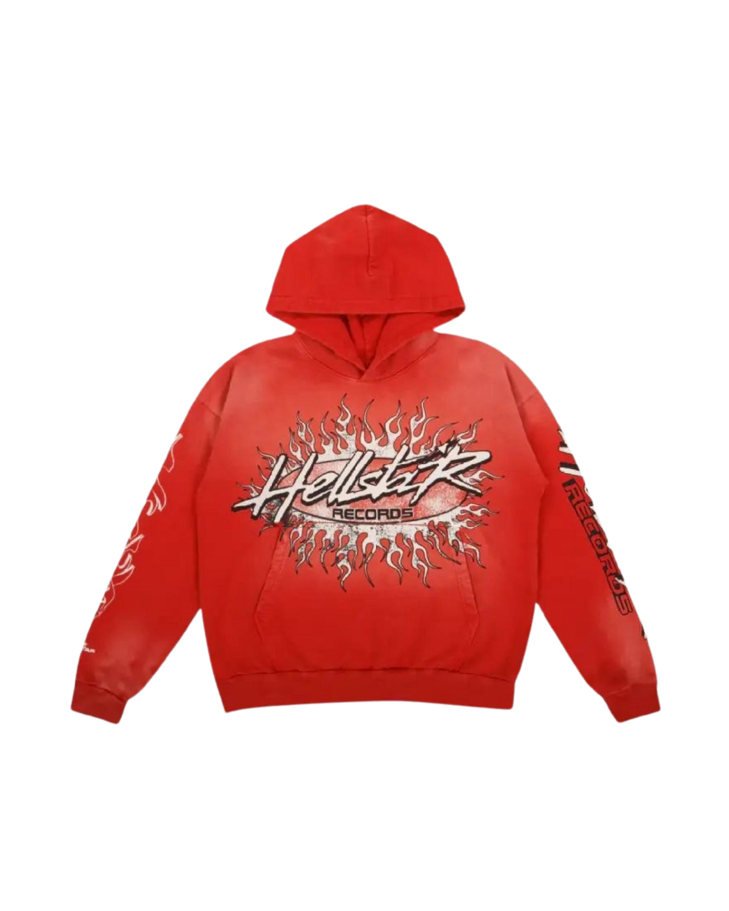 HELLSTAR RECORDS HOODIE ‘RED’